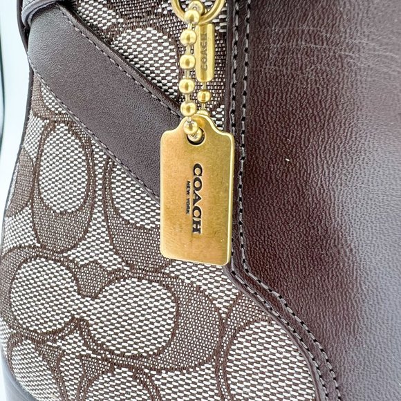 COACH Olivia Signature Jacquard Ankle Booties - Picture 7 of 13